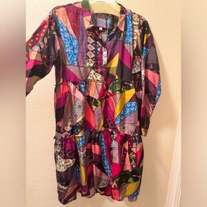 Johnny Was Tiered Boho Dress